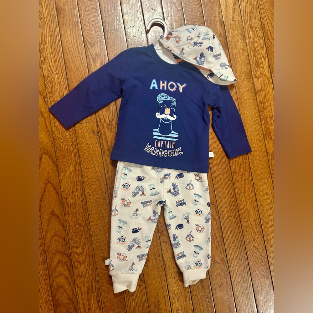 Captain Handsome Navy and White Set